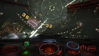 Elite Dangerous.  Wanna be griefer(noob), trying to prevent me from docking.