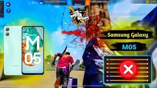 SAMSUNG GALAXY M05⚙️SETTINGS⚡FREE FIRE HEADSHOT SENSITIVITY 2024 ♥️HUD + SENSI + DPI