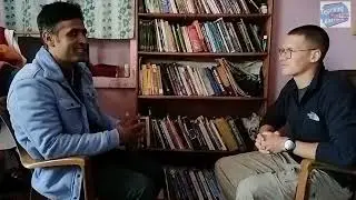 Swiss Student & Nepali Teacher talking about the Hobbies/ Interest