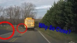 Ridiculously Close School Bus Stops