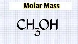 How to find molar mass of CH3OH || methyl alcohol molar mass