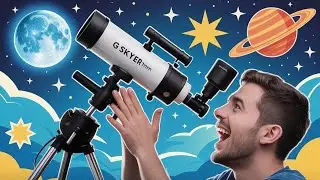Gskyer 70mm Telescope Review: Should You Buy It? REAL Beginner Astronomy Test!