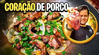 CORAÇÃO - PREPARANDO CORAÇÃO DE PORCO, RECEITA E DICAS