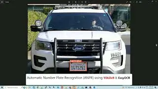 Automatic number plate recognition (ANPR) with Yolov9 and EasyOCR