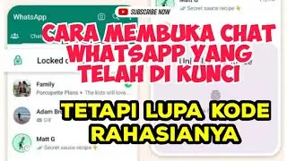 Cara Membuka Kunci Chat Di Whatsapp Yang Lupa Kode Rahasianya Terbaru 2024 🔥