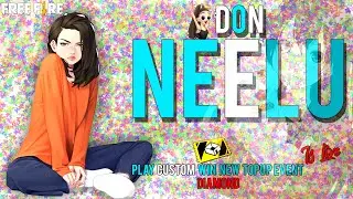 Free Fire Live Rank Push With Subscriber or Gameplay  #neeludon #fflive