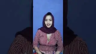 Hijab cantik baju bergaris