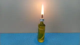 NÃO FIQUE NA ESCURIDÃO! FAÇA O SEU LAMPIÃO/ CANDEEIRO/LAMPARINA ECOLÓGICA (ÓLEO/AZEITE) !