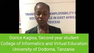 TESCEA student perspective: Dorice Kagisa