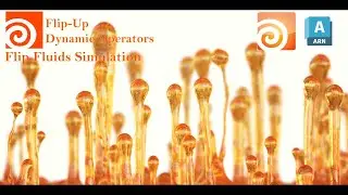 Houdini Liquid Flip-Up Fluid Simulation (Project Files Included)