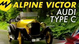 The Audi Type C Alpine Victor | Spoke wheels & crank start engine | Motorvision
