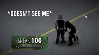 When you reach Sneaking lvl 10 in Project Zomboid