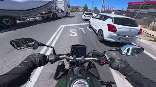 Greek car drivers are just other dimension stupidity.  #Κ.Ο.Κ #cb650r  #eclutch