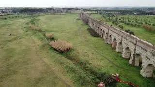 Mavic Pro Roma Acquedotto Appia Antica