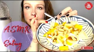 АСМР Итинг десерт, салат, бутерброды / ASMR Eating