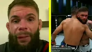 Cody Garbrandt reacts to his loss to Rob Font I UFC Post Fight