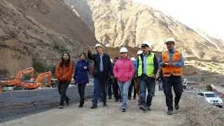 Ministro de Transportes y Comunicaciones supervisó tramo de la Carretera Central.