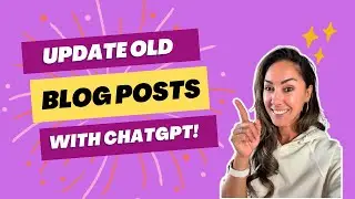 Optimizing Blog Posts Using AI (ChatGPT)