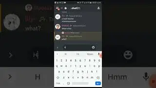 chating with my friends in discord