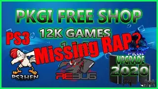 PS3 PKGi Freeshop แก้ไข Missing Rap? ( 2021 )