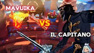 Duel between Mavuika and Capitano | Genshin Impact #GenshinImpact #Natlan #Capitano #Mavuika #Gaming