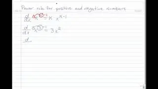 Calculus I: Derivative Tutorials (Power Rule)