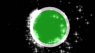 Green Screen Round frame effect