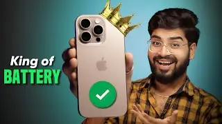 iPhone 16 Pro Battery Test Hindi | Battery Life, Night Battery Drain, Battery Backup Review