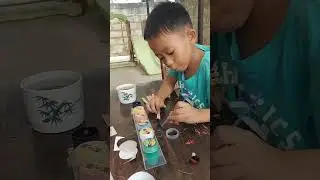 Pen Holder #diy #penholder #recycle #art