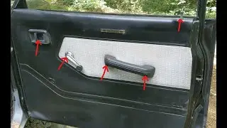Nissan 720 Door Card Removal