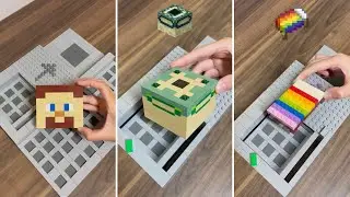 Crafting Minecraft Impossible items BUT Lego!