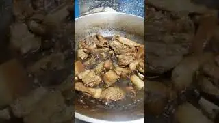 Yummy Adobong Baboy.. may Highblood nanaman mamaya 😋🤭 #shorts #youtubeshorts