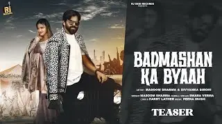 Badmashan Ka Byaah (Teaser)| Masoom Sharma | New Haryanvi Song| Divyanka Sirohi|Releasing on 3rd May