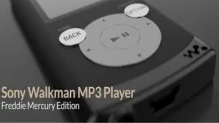 SONY Walkman Mp3 Player | Freddie Mercury Edition | Concept