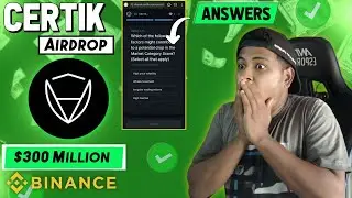 Certik Airdrop all Quest  Answers🔥 | Free to join - $300 Million Funding | Paise Kaisa Kamaye💸