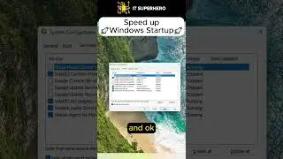 How to speed up windows startup🚀🚀