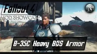 Fallout 4 Mod Showcase: B-35C Heavy Brotherhood of Steel armor by xgamer468