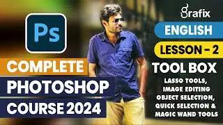 Photoshop Tutorial for Beginners 2024 - Class 2 | Tool Box | Vamsi Dande