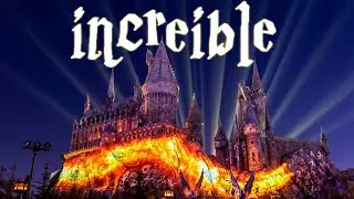 El Show de luces del Castillo de Hogwarts en Universal Studios L.A.