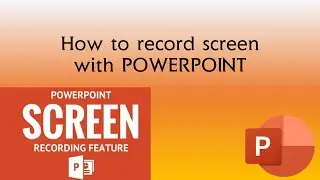How to record screen with POWERPOINT (It's easy)