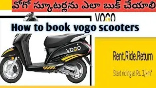 How to use vogo scooters,how to use vogo app in hyderabad