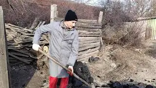 В деревне началось утро. Делаю запас для тёщи