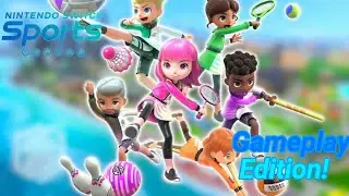 Playing some Nintendo switch sports!
