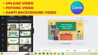 HOW TO UPLOAD CUT VIDEOS AND CHANGE VIDEO BACKGROUNDS IN CANVA