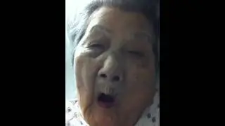 Grandma singing