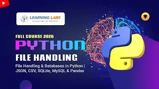 Python File Handling & Databases Complete Guide | JSON, CSV, SQLite, MySQL