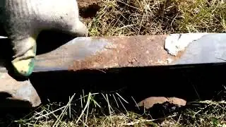 Как гниют , ржавеют заборные столбы