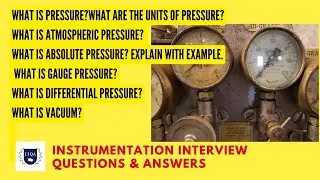 pressure basics.Definition of Absolute Pressure, Gauge Pressure, Atmospheric Pressure, Vaccum.
