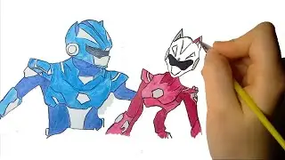 How to draw cartoon characters - Miniforce X