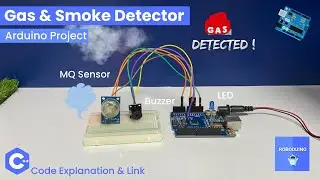 Arduino Can Detect Gas & Smoke 💨🚨Buzzer , LED & MQ Sensor Project 